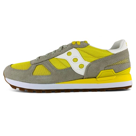 Saucony Shadow Original Men's Shoes Yellow Grey Athletic Sneakers S2108-882 - Picture 1 of 10